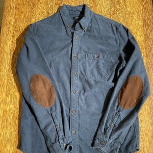 J Crew Navy Button Down, Men’s Medium